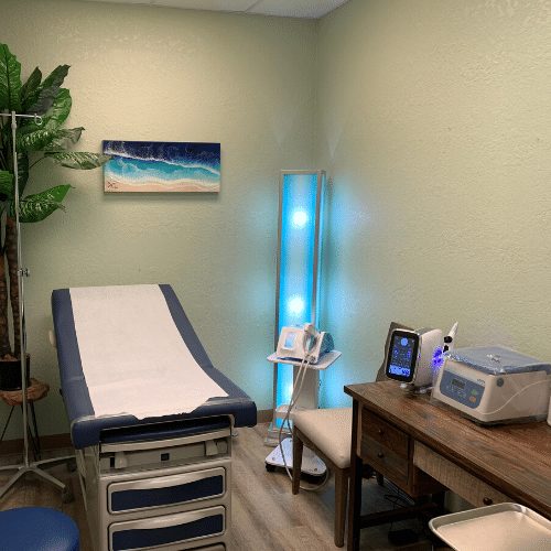 regen-med-treatment-room regenerative medicine treatment room at Thrive Wellness Center